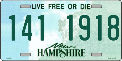NH license plate 1411918