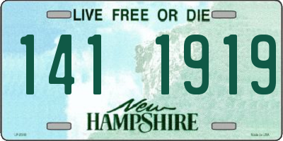 NH license plate 1411919