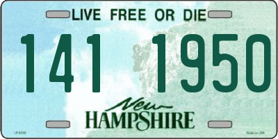 NH license plate 1411950