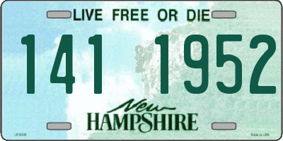 NH license plate 1411952