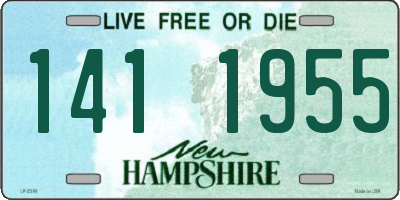 NH license plate 1411955