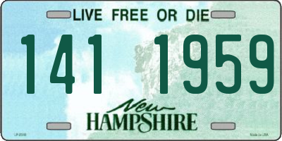 NH license plate 1411959