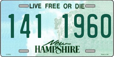 NH license plate 1411960