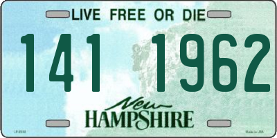 NH license plate 1411962