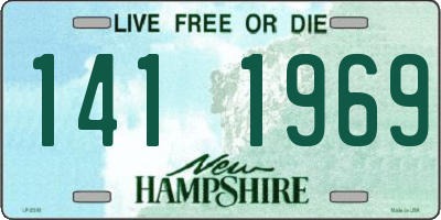 NH license plate 1411969