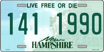 NH license plate 1411990