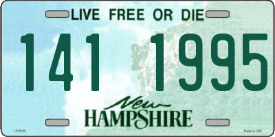 NH license plate 1411995