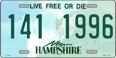 NH license plate 1411996