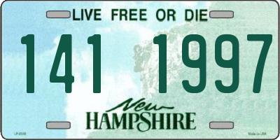 NH license plate 1411997