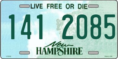 NH license plate 1412085