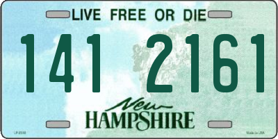 NH license plate 1412161