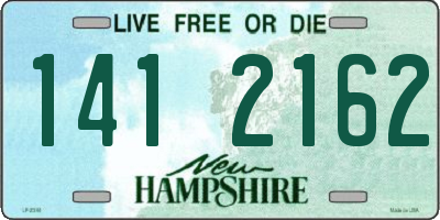 NH license plate 1412162