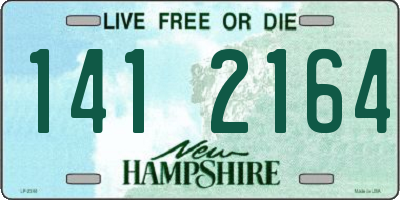 NH license plate 1412164