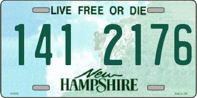 NH license plate 1412176