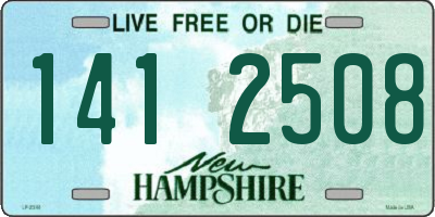 NH license plate 1412508