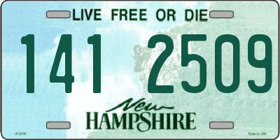 NH license plate 1412509