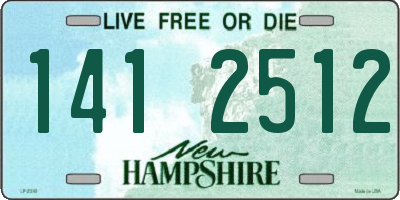 NH license plate 1412512