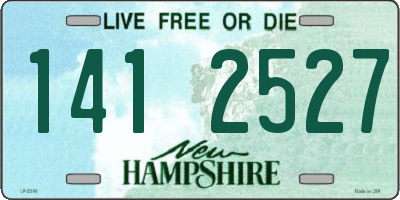 NH license plate 1412527