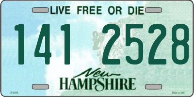 NH license plate 1412528