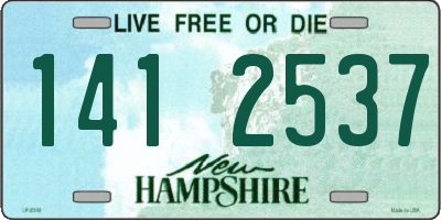 NH license plate 1412537