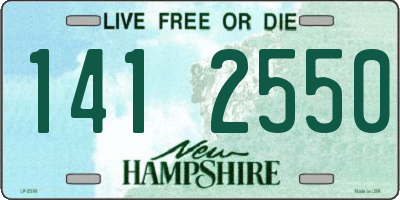 NH license plate 1412550