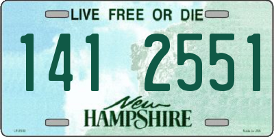 NH license plate 1412551