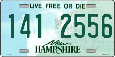 NH license plate 1412556