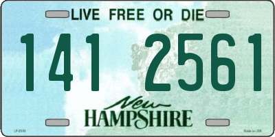 NH license plate 1412561