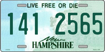 NH license plate 1412565