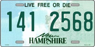 NH license plate 1412568