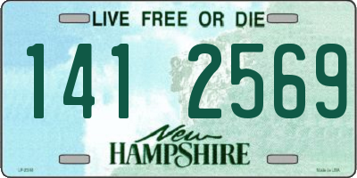 NH license plate 1412569