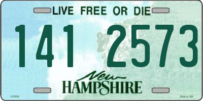 NH license plate 1412573