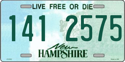 NH license plate 1412575