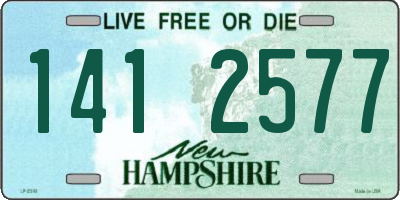 NH license plate 1412577
