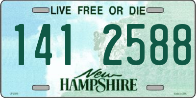 NH license plate 1412588