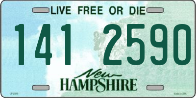 NH license plate 1412590