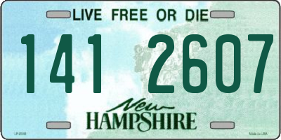 NH license plate 1412607