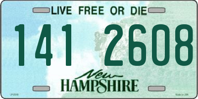 NH license plate 1412608