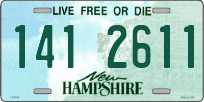 NH license plate 1412611