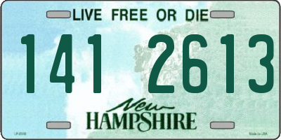 NH license plate 1412613