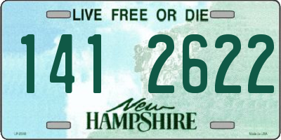 NH license plate 1412622