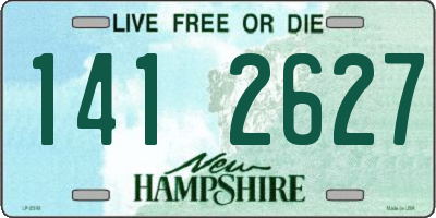 NH license plate 1412627