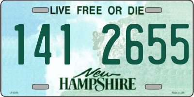 NH license plate 1412655