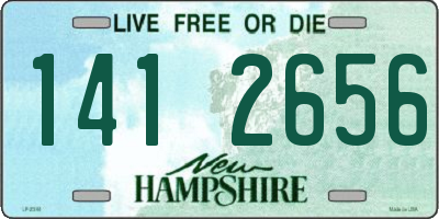 NH license plate 1412656