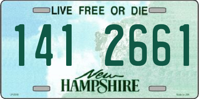 NH license plate 1412661