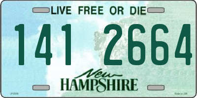 NH license plate 1412664