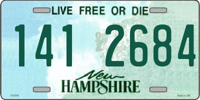 NH license plate 1412684