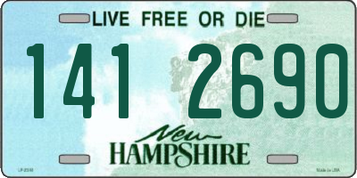 NH license plate 1412690