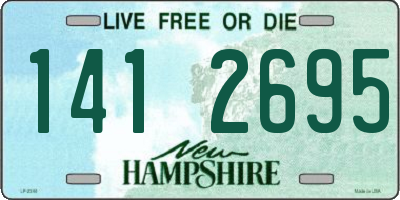 NH license plate 1412695