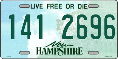 NH license plate 1412696